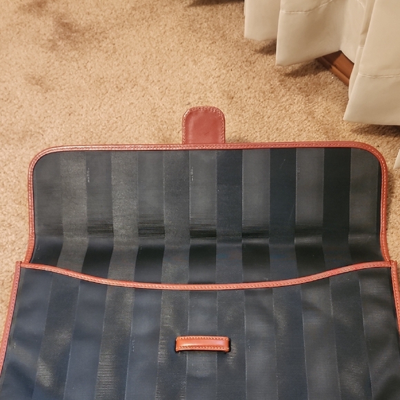 Fendi Large Vintage Portfolio Clutch Bag